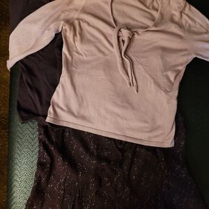 Ruffled Skirt with two matching sweaters